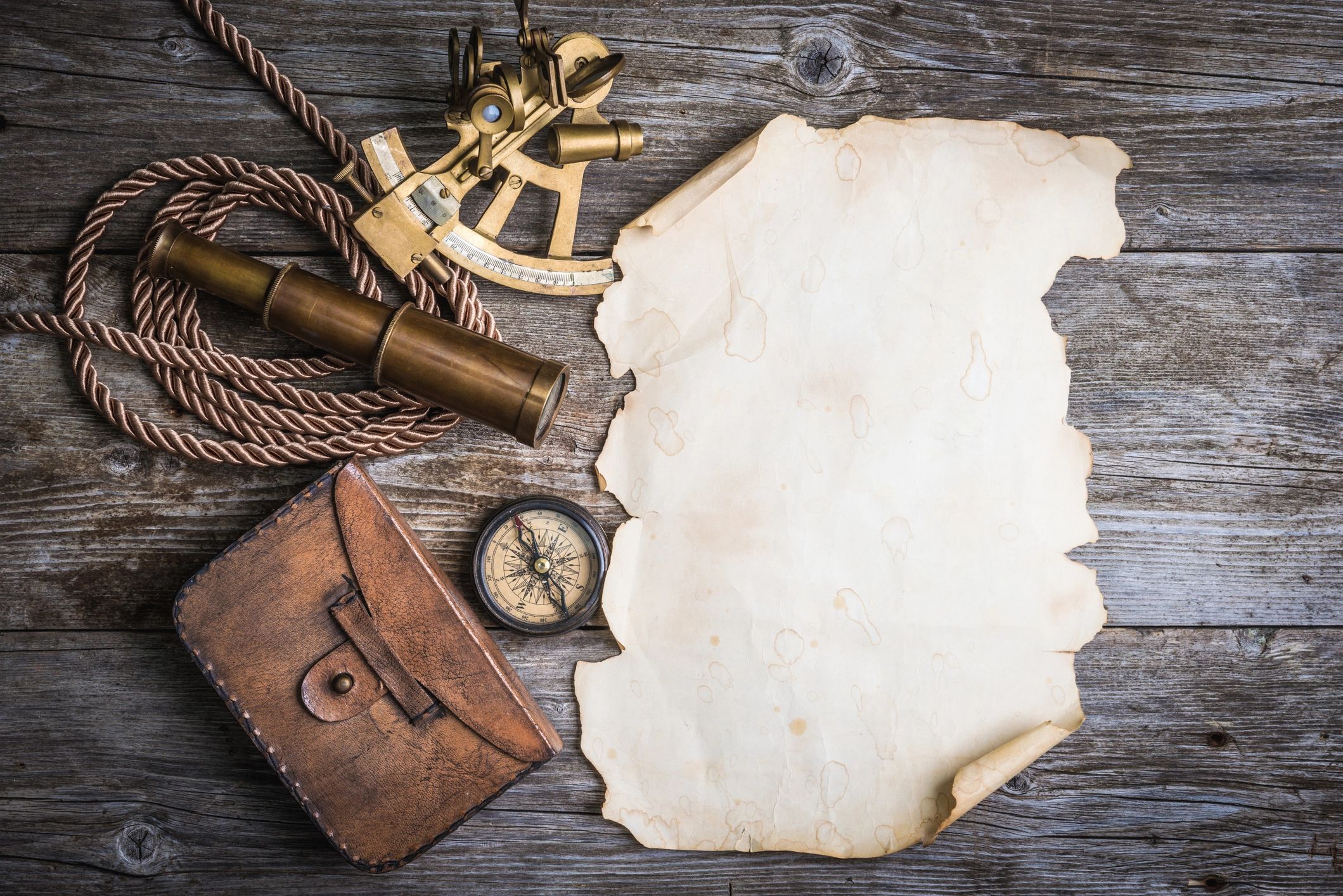 Vintage map and compass representing preservation of Texas heritage